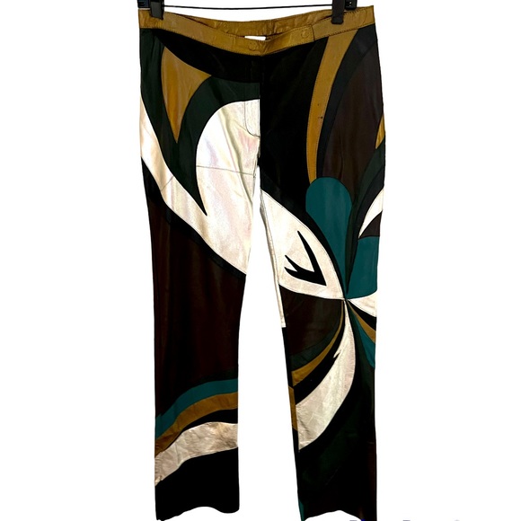 Dolce & Gabbana Pants - Dolce and Gabbana Metallic Leather Pants
